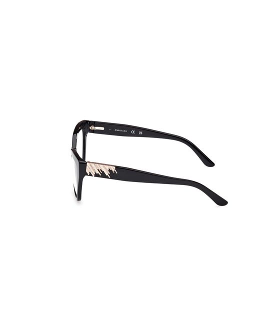 Guess Black Gm50037 001 Optical Frames Acetate Squared Normal