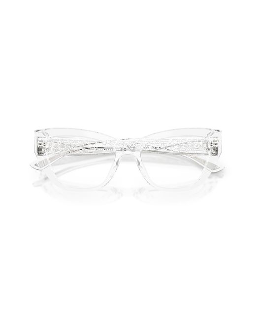 Dolce & Gabbana Black Dg3412 3133 Optical Frames Acetate Cat Eye Normal