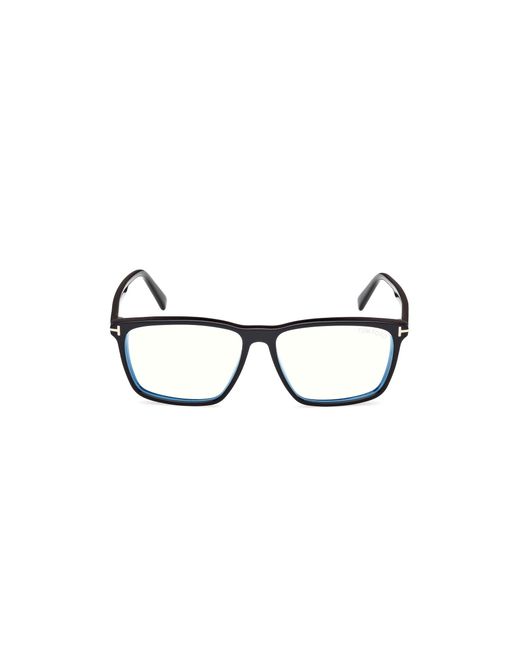 Tom Ford Black Ft5959-B 001 Optical Frames Acetate Squared Normal for men