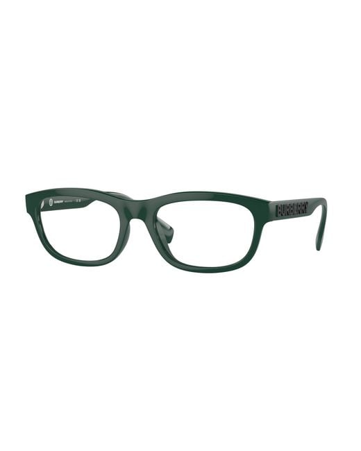 Burberry Black Be2385U 4038 Optical Frames Injected Transparent Geometric Normal for men