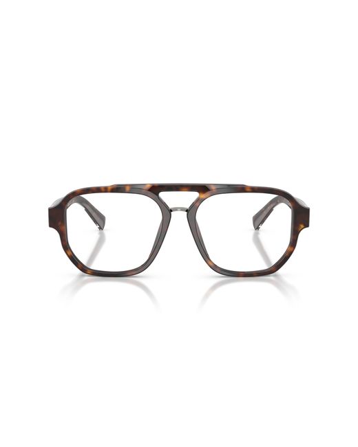 Dolce & Gabbana Black Dg3447 502 Optical Frames Acetate Transparent Pilot Normal for men