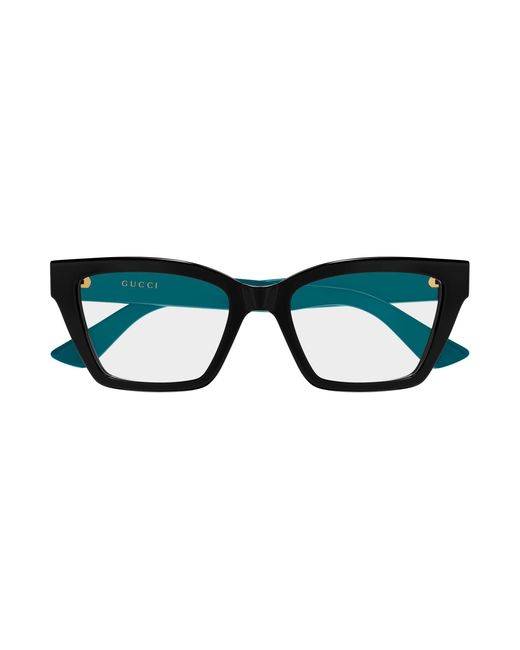 Gucci Black Gg1715O 013 Optical Frames Injected Transparent Cat Eye