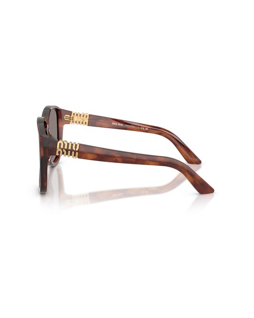 Miu Miu Black Mu A08S 26E80Q Sunglasses Acetate Pilot Normal