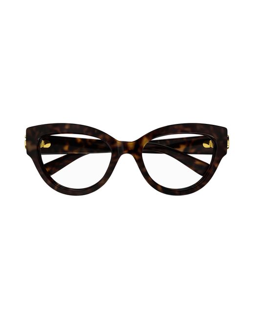 Gucci Black Gg1598O 002 Optical Frames Injected Transparent Cat Eye
