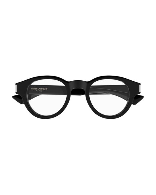Saint Laurent Black Sl 792 001 Optical Frames Acetate Transparent Round