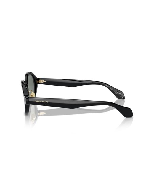 Giorgio Armani Black Ar8205 6060/1 Sunglasses Acetate Round Normal for men