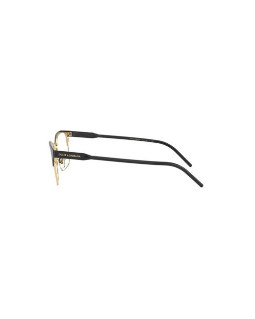 Dolce & Gabbana Black Dg1330 1268 Optical Frames Metal Squared for men