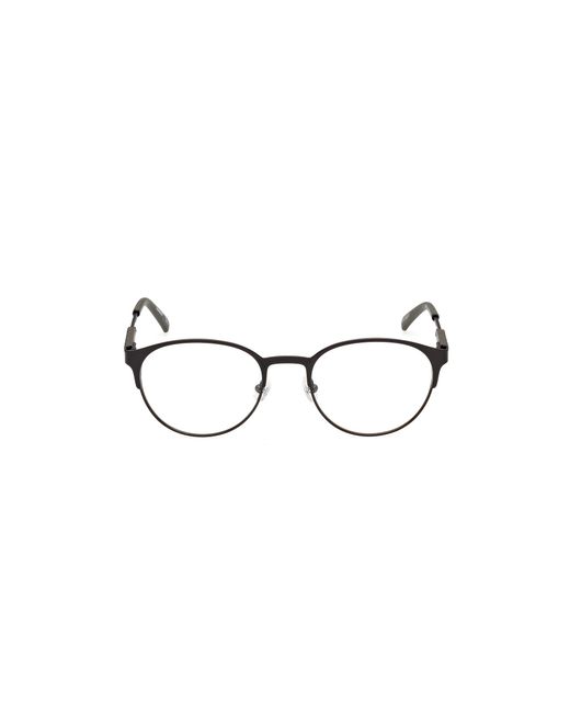 Timberland Black Tb1771 002 Optical Frames Metal Round Normal for men