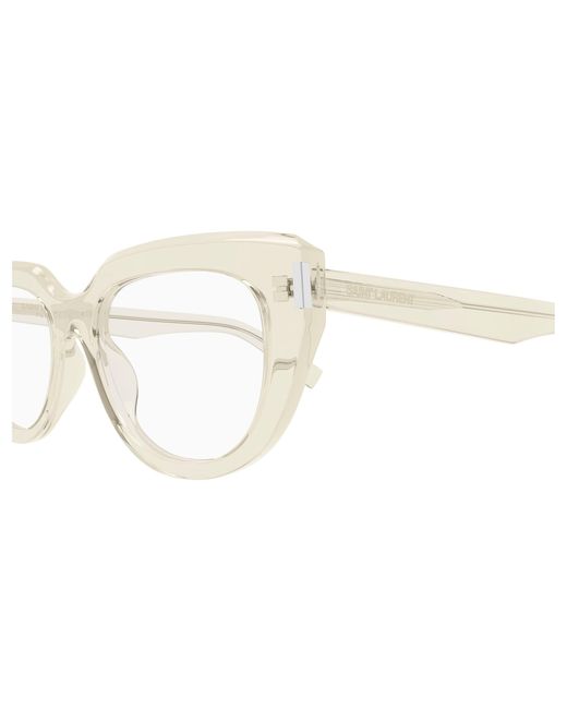 Saint Laurent Black Sl 828 004 Optical Frames Acetate Transparent Cat Eye