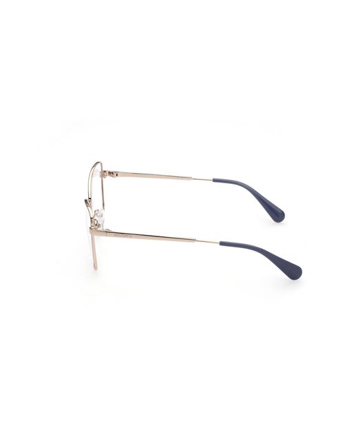 MAX&Co. Black Mo5018 028 Optical Frames Metal Squared Normal
