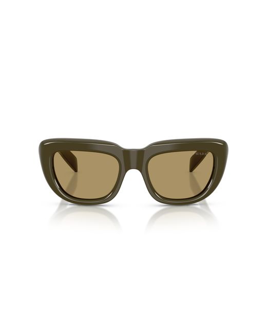 Prada Black Pr D07S 26J70G Sunglasses Acetate Squared Normal