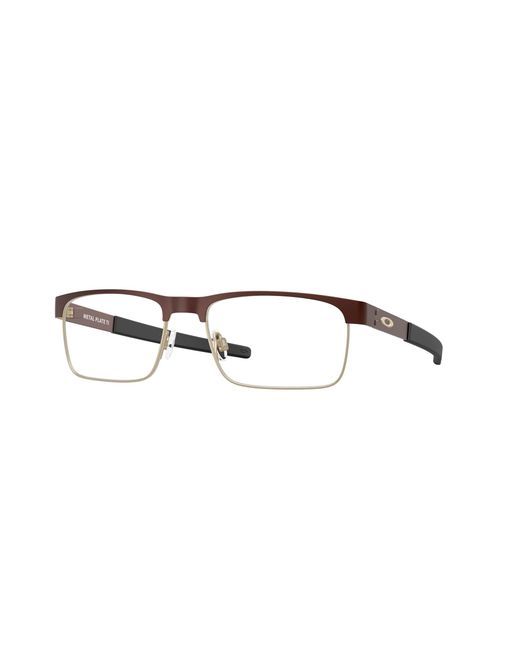 Oakley Black Ox5153 Metal Plate Ti 515305 Optical Frames Titanium Squared Normal for men