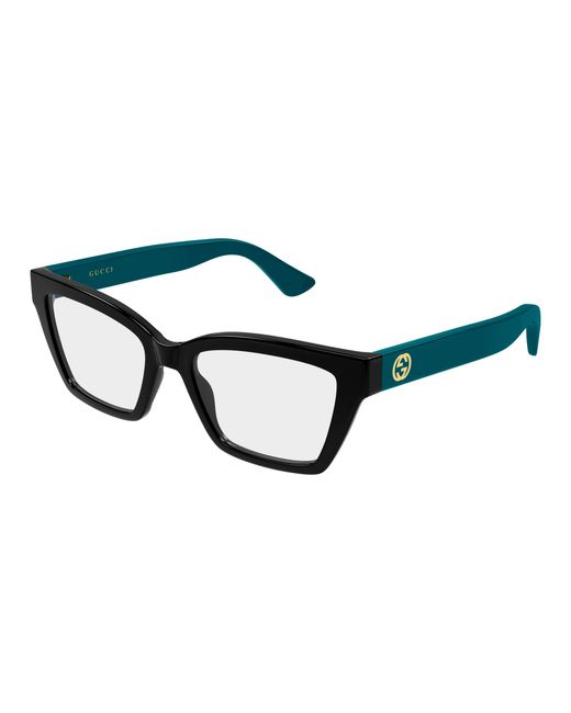 Gucci Black Gg1715O 013 Optical Frames Injected Transparent Cat Eye