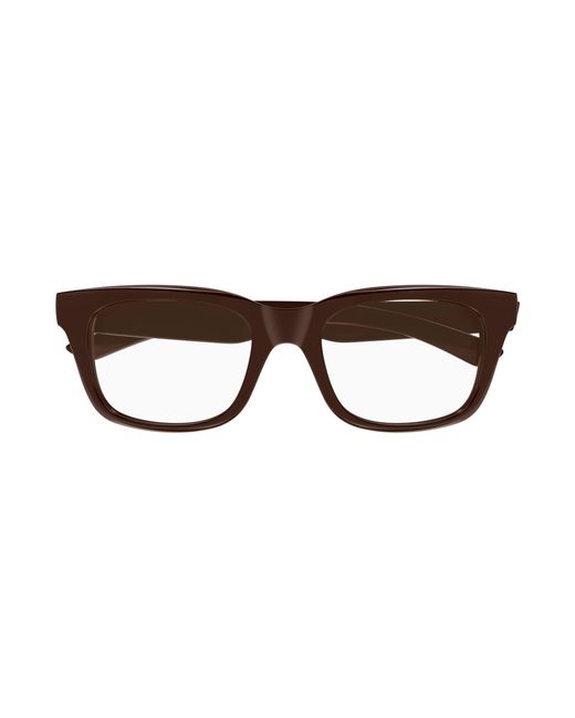Balenciaga Black Bb0429O 005 Optical Frames Acetate Transparent Squared for men