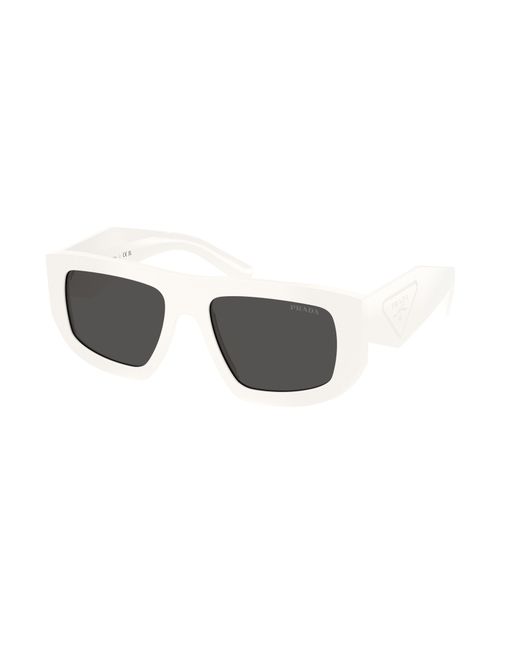 Prada Black Pr D04Su 17K08Z Sunglasses Acetate Geometric Normal