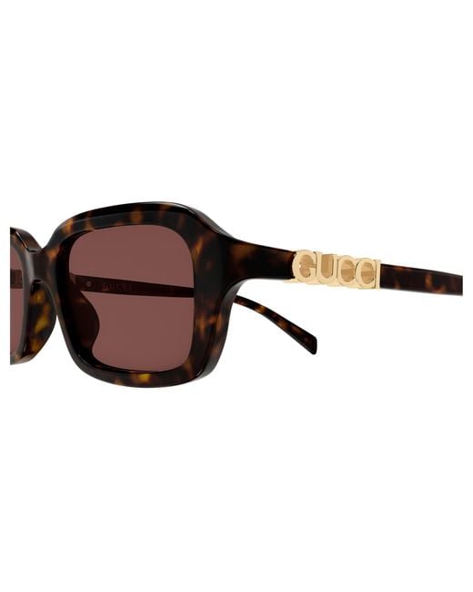 Gucci Black Gg2152S 002 Sunglasses Acetate Squared