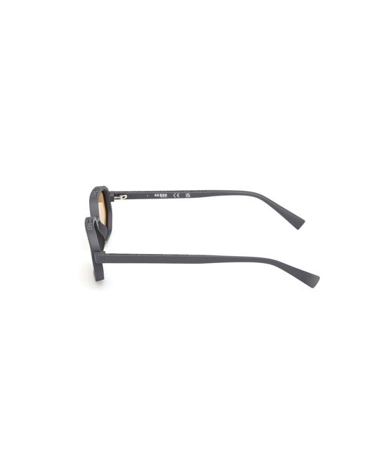Guess Black Gu00233 20E Sunglasses Injected Geometric Normal