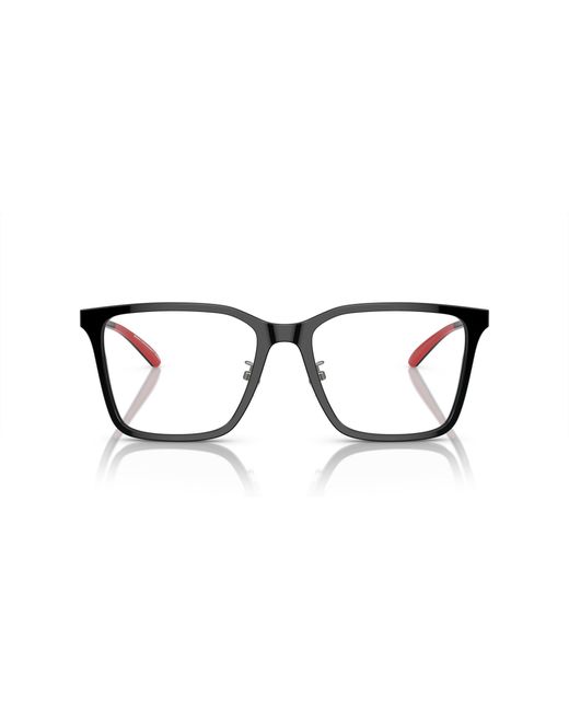 Emporio Armani Black Ea3232D 5017 Optical Frames Acetate Transparent Squared Normal for men