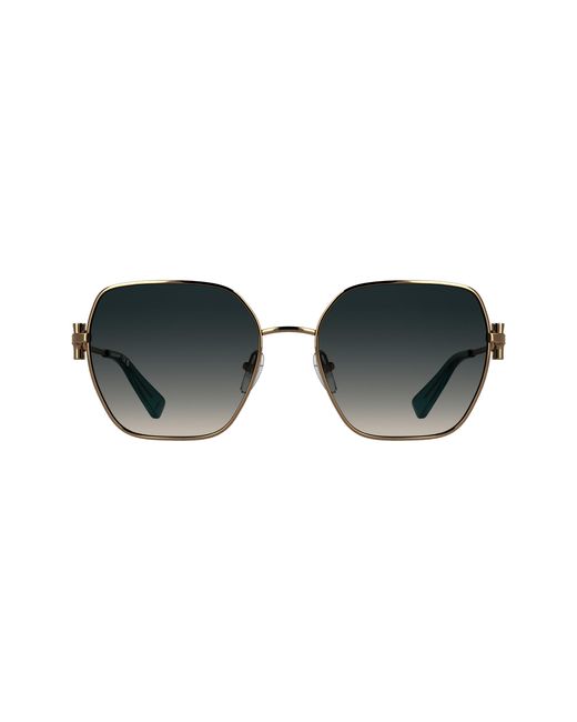 Longchamp Black Lo190S 734 Sunglasses Metal Squared Normal