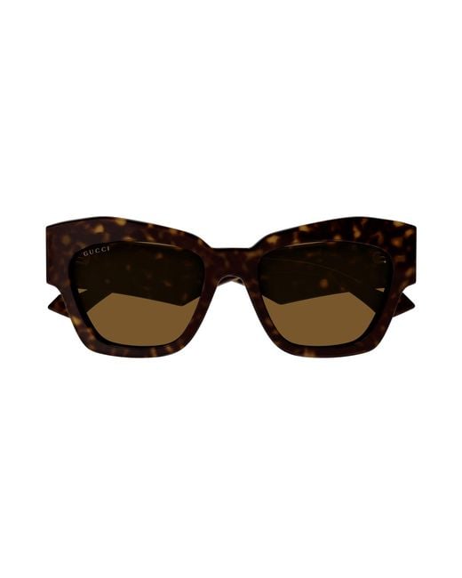 Gucci Black Gg1422S 003 Sunglasses Acetate Squared Normal