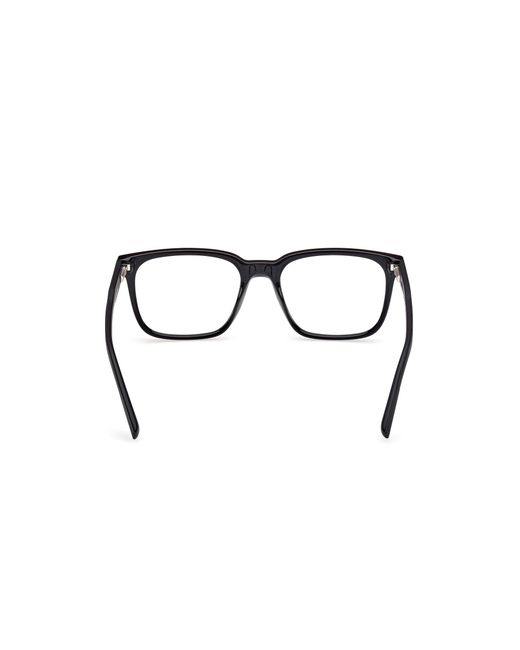 Timberland Black Tb50047 001 Optical Frames Injected Squared Normal for men