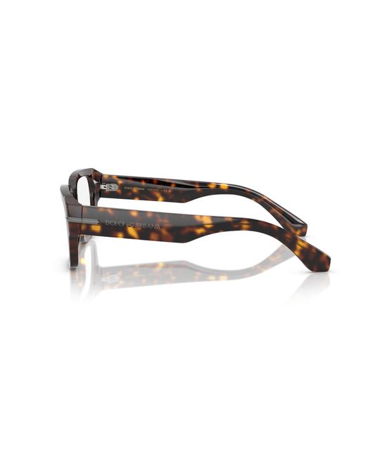 Dolce & Gabbana Black Dg3408 502 Optical Frames Acetate Transparent Squared Normal for men