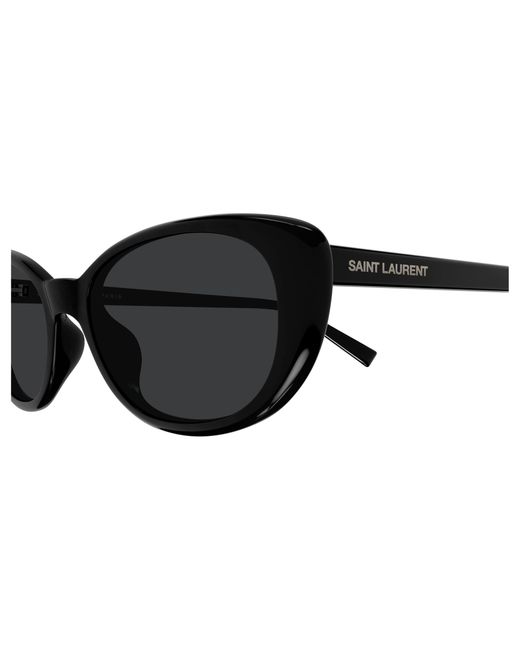 Saint Laurent Black Sl 822 001 Sunglasses Acetate Cat Eye