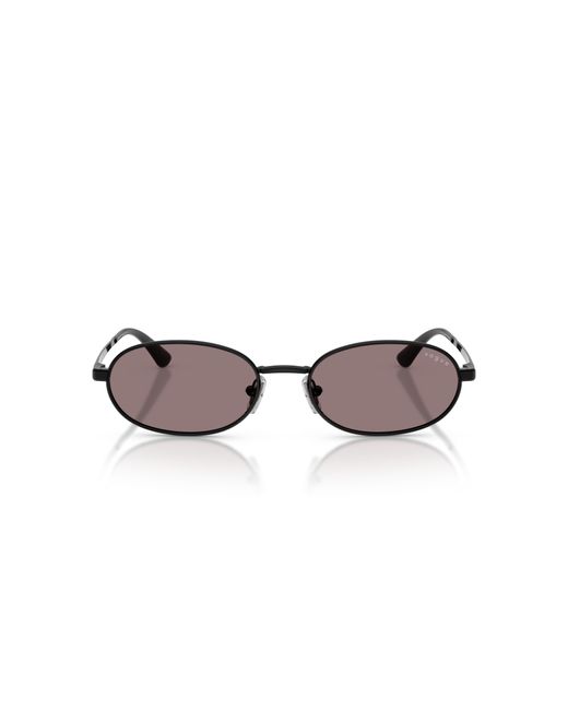 Vogue Eyewear Black Vo4353S 352/7N Sunglasses Metal Round Normal