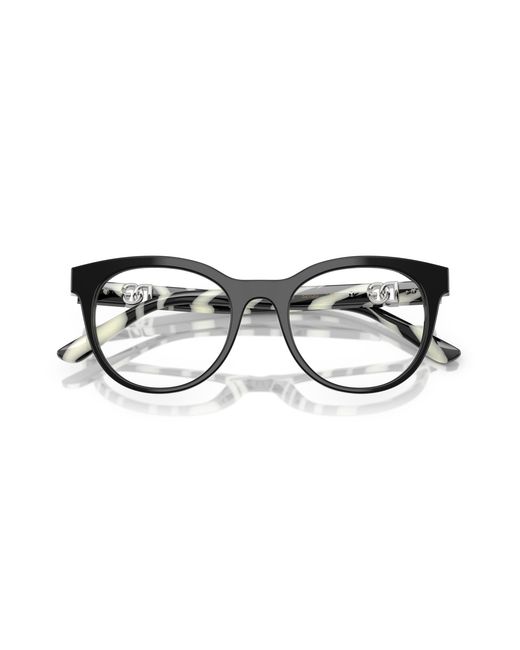 Dolce & Gabbana Black Dg3399 3372 Optical Frames Acetate Transparent Pantos Normal