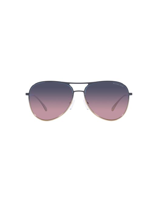 Michael Kors Black Mk1089 Kona 1334I6 Sunglasses Metal Pilot Normal Shaded