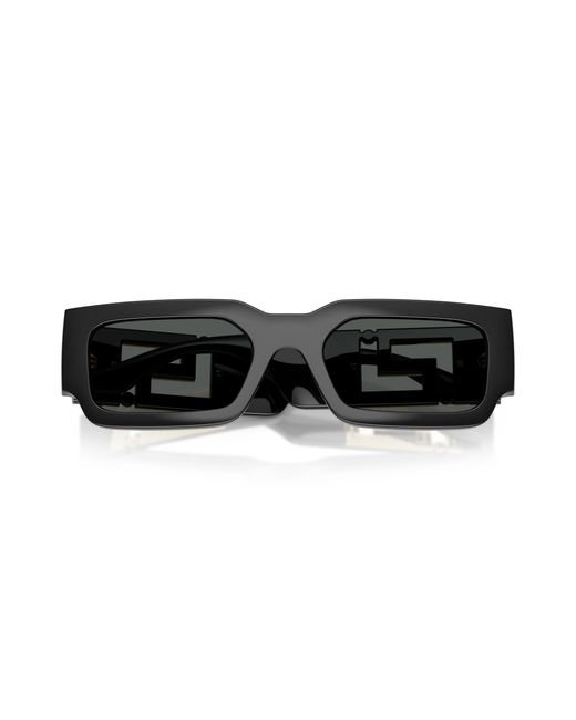Versace Black Ve4506U Gb1/87 Sunglasses Injected Squared Normal for men