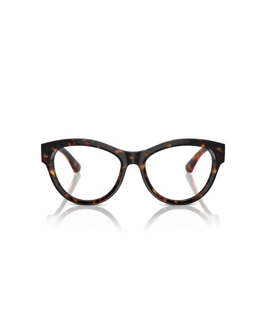 Burberry Black Be2404 3002 Optical Frames Acetate Transparent Round Normal