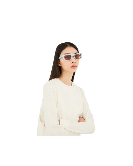 Retrosuperfuture Black H7C Fred 2.0 Coolcat Sunglasses Acetate Squared Normal