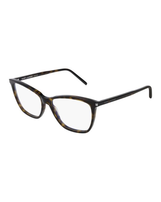 Saint Laurent Black Sl 259 002 Optical Frames Acetate Squared
