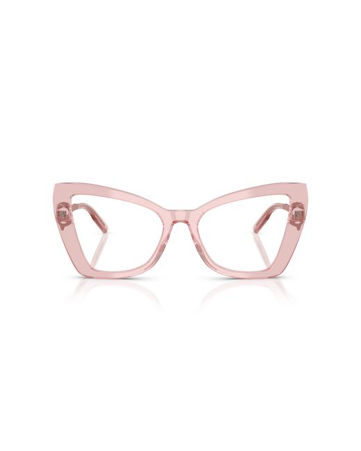 Dolce & Gabbana Black Dg3409 3226 Optical Frames Acetate Transparent Cat Eye Normal