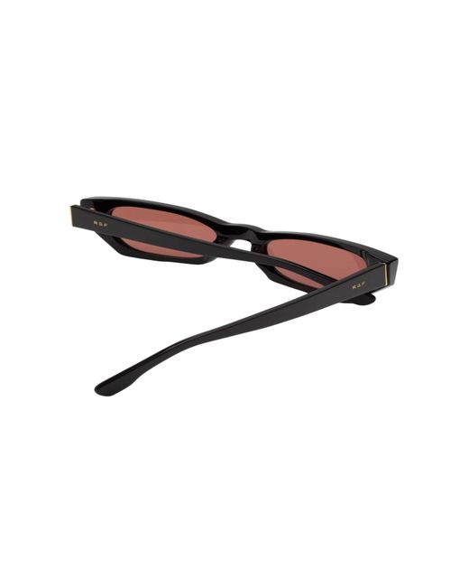 Retrosuperfuture Black Bw5 Amata Fantome Sunglasses Acetate Bordeaux Geometric Normal Shaded