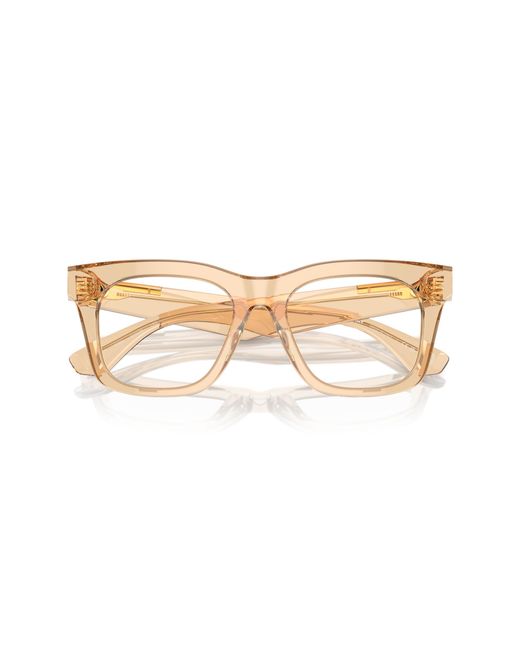Burberry Black Be2407 4063 Optical Frames Acetate Transparent Squared Normal