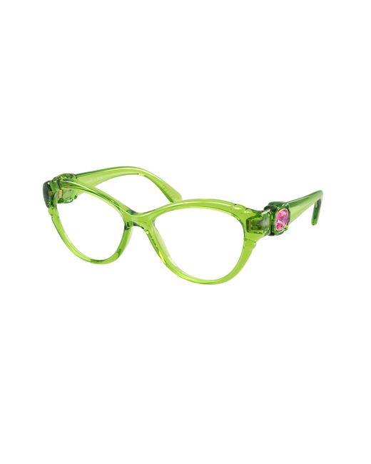 Swarovski Black Sk2057 1089 Optical Frames Injected Cat Eye Normal