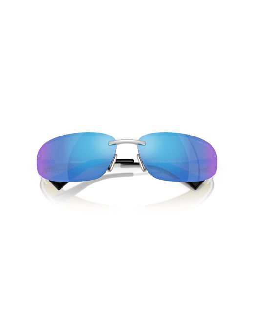 Miu Miu Black Mu A50S 1Bc10K Sunglasses Metal Round Mirrored