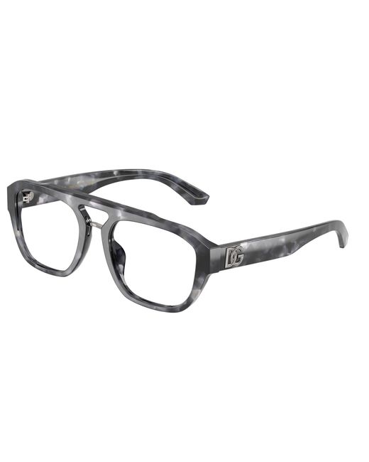 Dolce & Gabbana Black Dg3415 3445 Optical Frames Acetate Pilot Normal for men