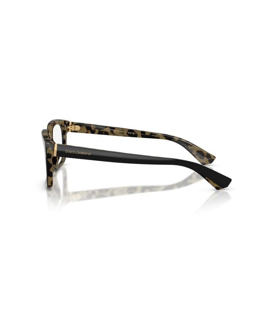 Dolce & Gabbana Black Dg3432 3404 Optical Frames Acetate Squared Normal for men