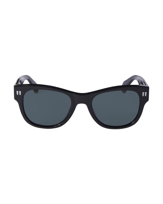 Off-White c/o Virgil Abloh Blue Oeri107 Moab 1007 Sunglasses Acetate Round Normal