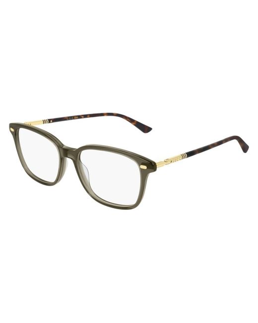 Gucci Black Gg0520O 004 Optical Frames Acetate Transparent Squared for men
