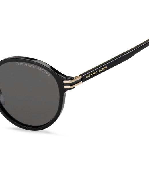 Marc Jacobs Black Marc 533/S 2M2/Ir Sunglasses Acetate Round Normal for men