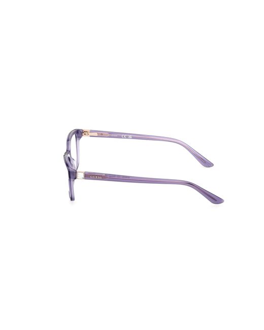 Guess Black Gu50196 083 Optical Frames Acetate Squared Normal