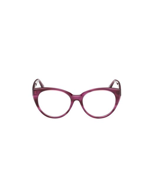 Max Mara Black Mm5161 083 Optical Frames Acetate Round Normal