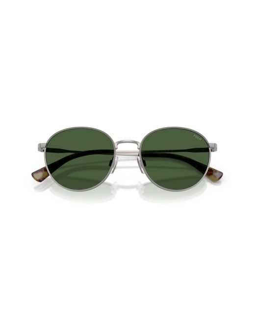 Polo Ralph Lauren Green Ph3163 926671 Sunglasses Metal Pantos Normal for men