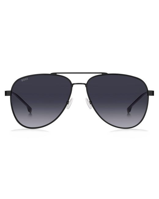 Boss Black Boss 1641/S 003/9O Sunglasses Steel Pilot Shaded for men