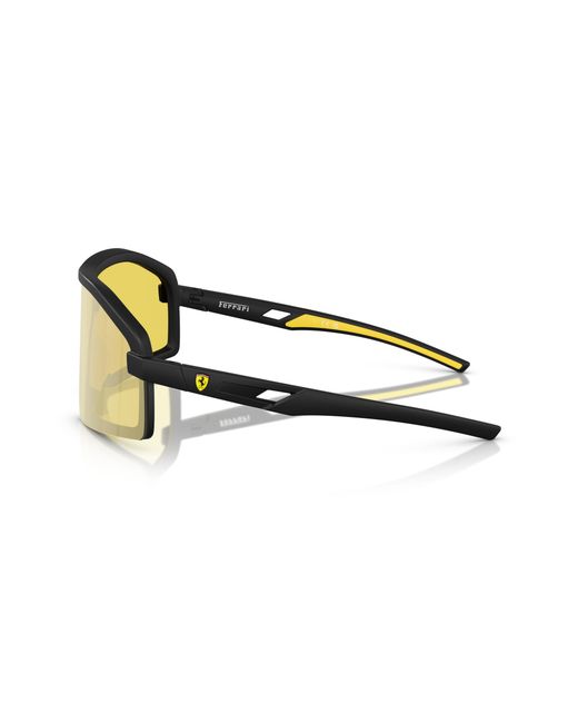 FERRARI SCUDERIA Black Fz6010U 504/V9 Sunglasses Injected Geometric Normal for men