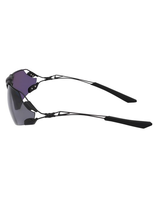 Nike Black Zeus Edge P Ev24032 010 Sunglasses Titanium Squared Normal for men